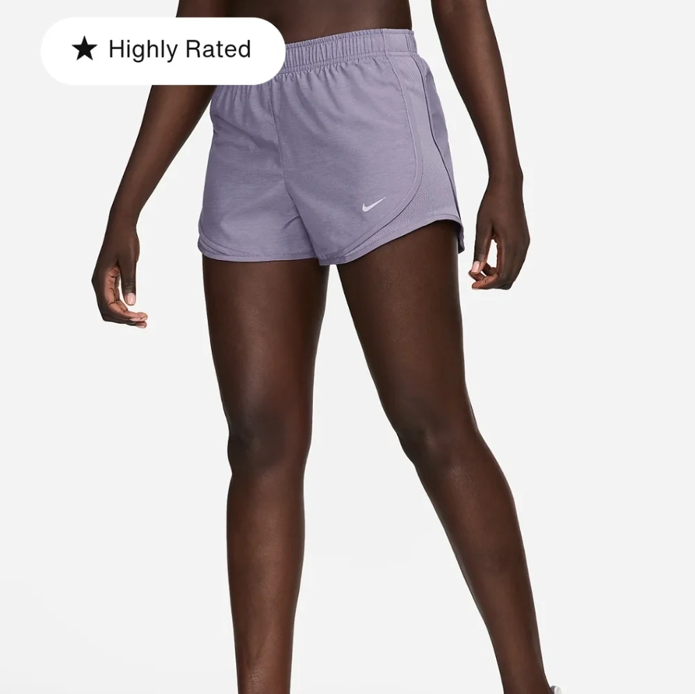 Nike Tempo Shorts Women's Brief Lined Running Shorts Light Yellow Small S CU8890